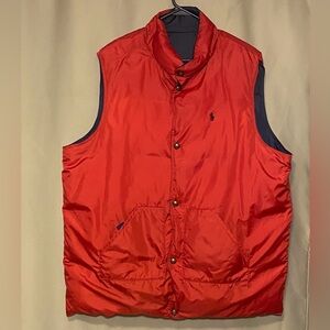 Polo Ralph Lauren Men’s Reversible Down Puffer Vest Big Tall Size XLT
